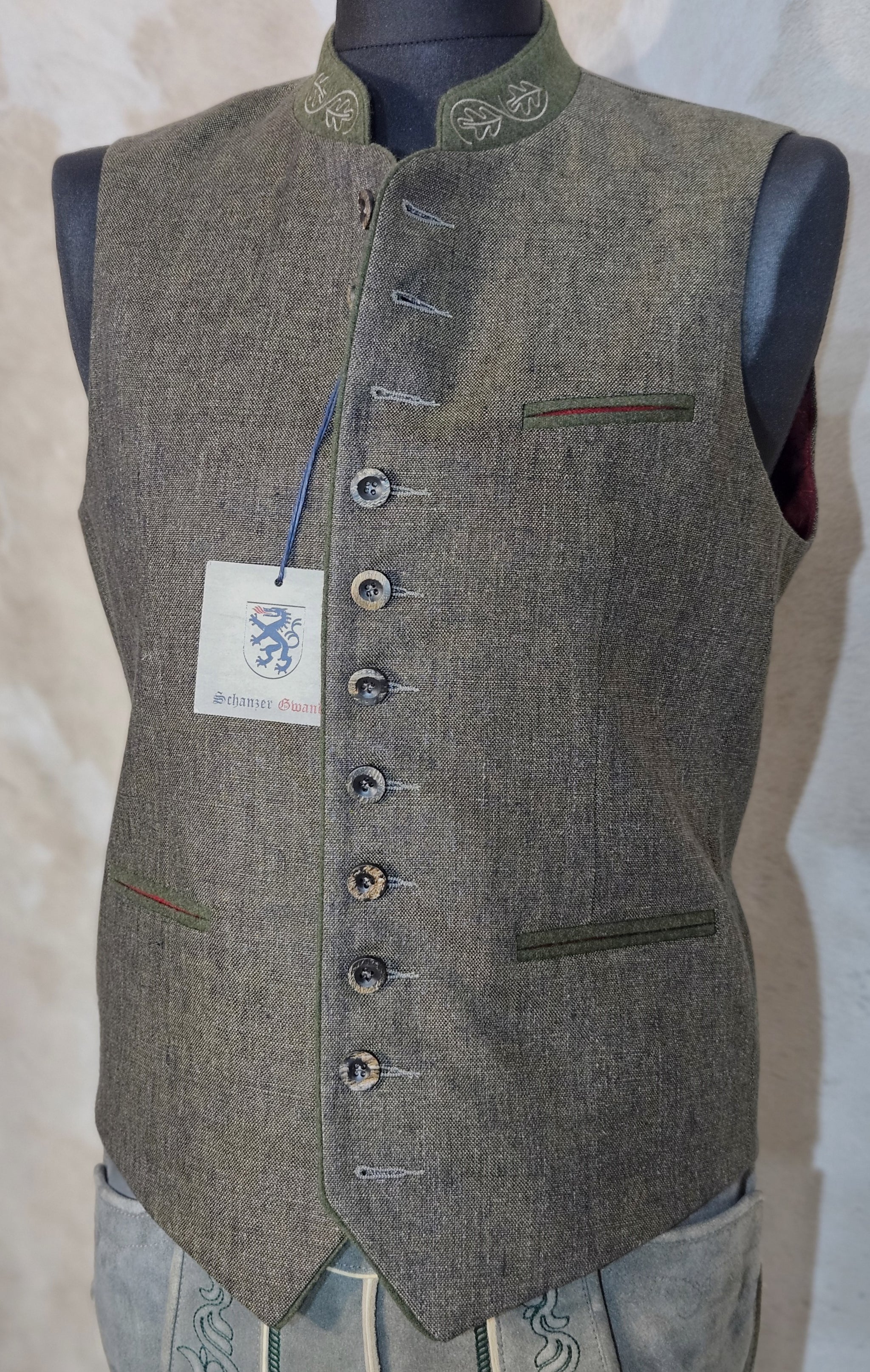 HerzSticht Heren Kleiderdrachthemd (model: Kampenwand) Wit Blauw XL HerzSticht Heren Kleiderdrachthemd (model: Kampenwand) Wit Blauw XL
